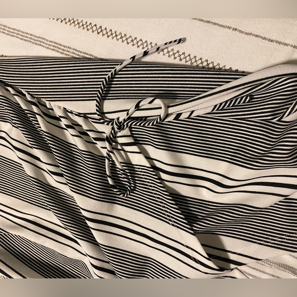 Striped Asymmetrical Dress - Picture 4 of 4